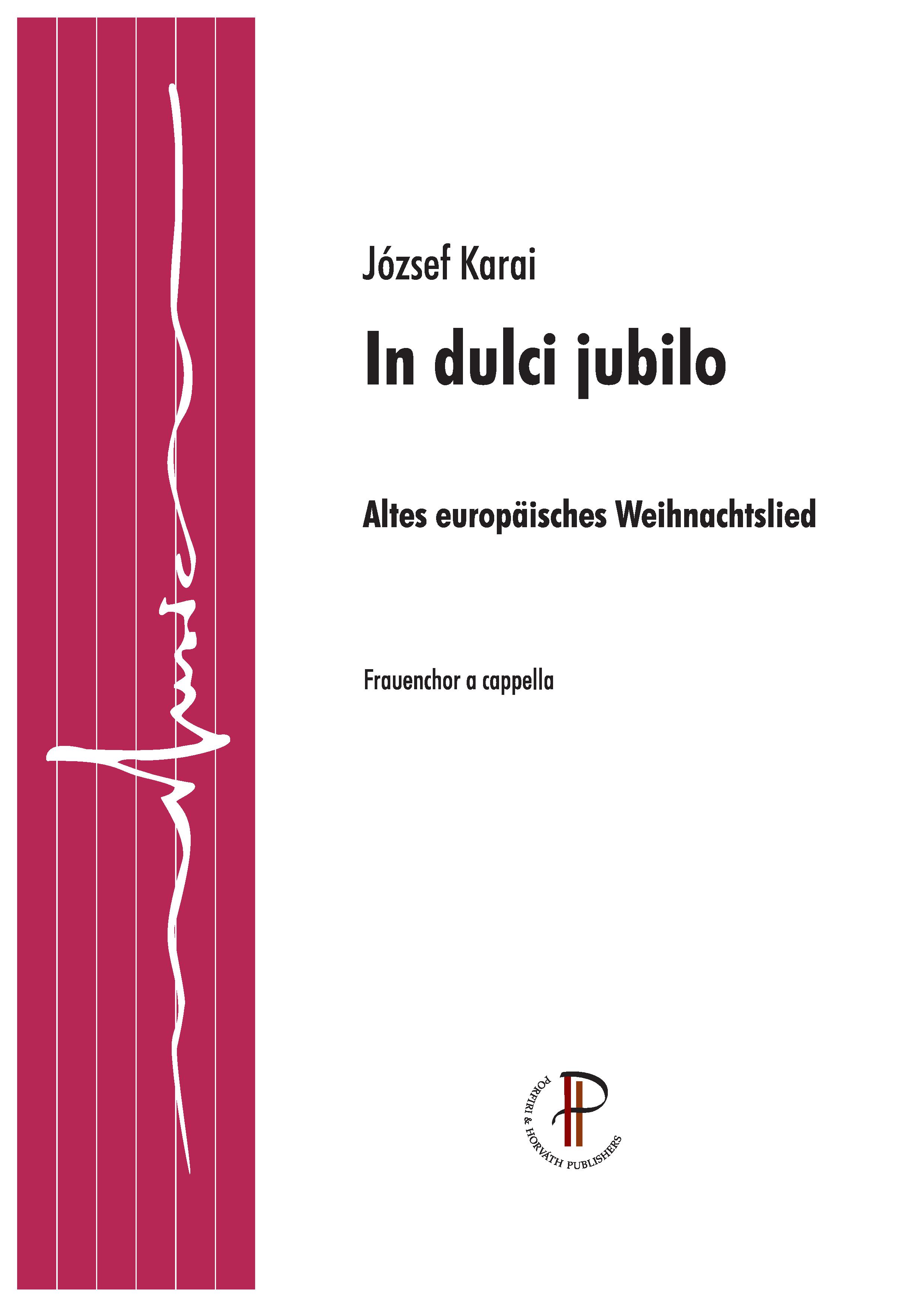In dulci jubilo - Show sample score